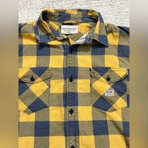 Ralph Lauren Denim & Supply Lightweight Flannel Cotton Button Down Shirt